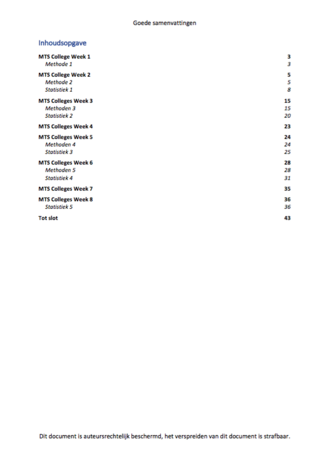 MTS 1 - Inkijkexemplaar